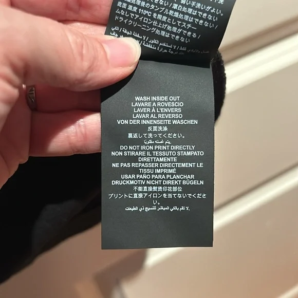 SSENSE NEW AUTHENTIC PALM ANGELS black spray paint logo t shirt large - Picture 10 of 16